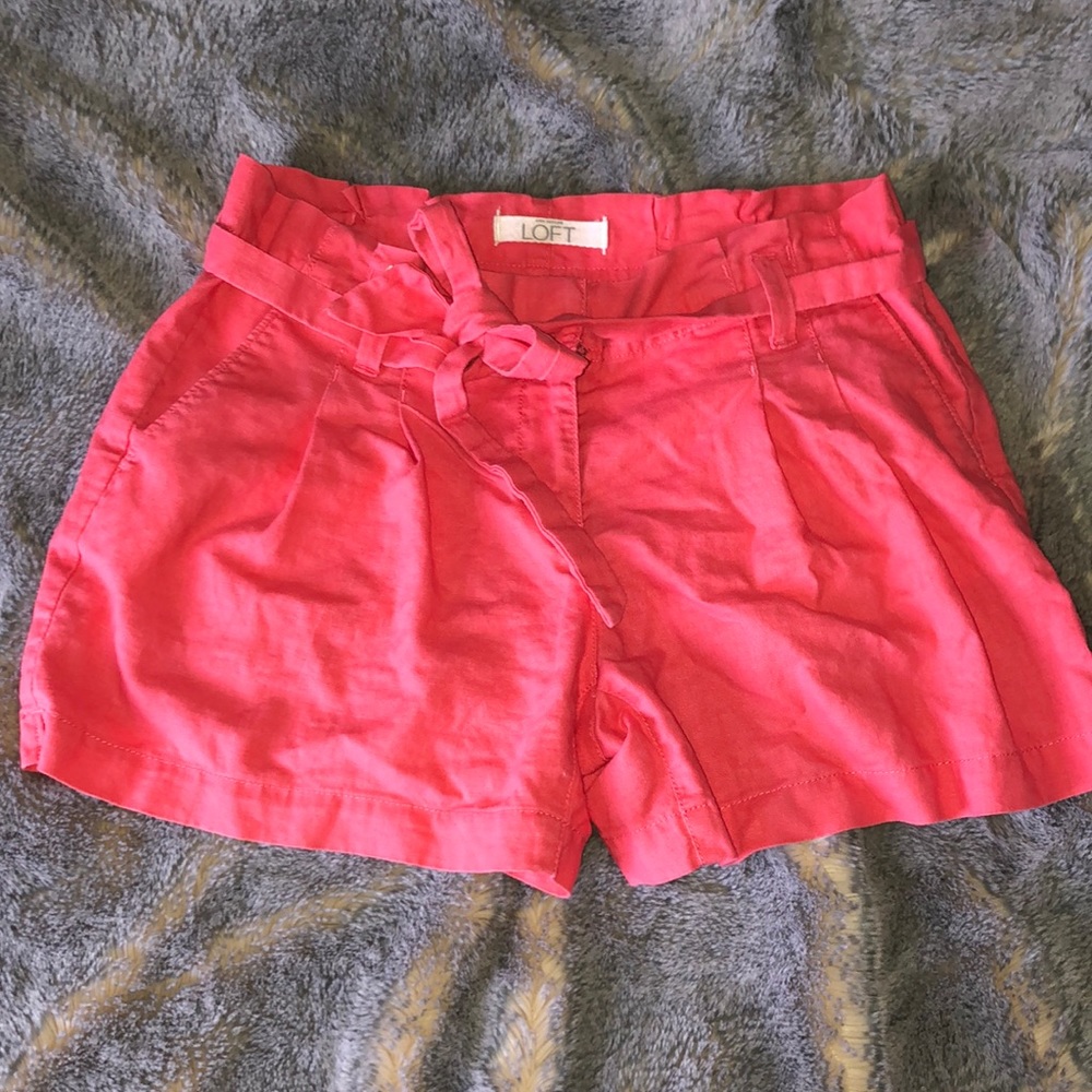 Tie-waist shorts